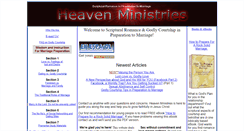 Desktop Screenshot of heavenministries.org